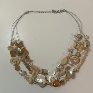 Natural colored stone necklace